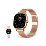 Smartwatch - KSIX - Iria Rosa - 1.7 AMOLED - 2 Correos Interchangeables - Suivi Sant&eacute;