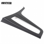 For Cadillac Escalade - ABS carbon fiber car central control gear panel frame cover sticker car interior accessories