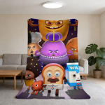 Multikas B-Leib Juuksuri Salong Tekk Flanell Soe Pehme Visketekk Toa Diivani Lapselikud S&uuml;nnip&auml;evakingitused 30x40in