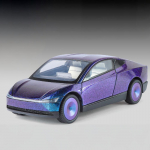 1:24 Cybercab Robotakso Sulamist Metallist Valatud Mudelauto Autotarvikute Osade M&uuml;&uuml;gipood Keskjuhtimispaneeli Kaunistus Kingitused lilla