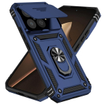Xiaomi Mi 15T Pro 5G jaoks P&ouml;&ouml;rleva liugkaamera objektiiviga S&otilde;jalise klassi soomus&uuml;mbris Mi 15T 15 T jaoks Kaas Xiaomi 15T Pro sinine