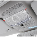 Yimaautotrims Katuse lugemislambi valguste raami katte viimistluskomplekt Mercedes Benz E-klassile E W213 2016 - Roostevaba teras
