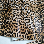 100x137cm Leopardimustriga PU Nahkriie Veekindel DIY Materjal Polsterdamiseks K&otilde;va Paneel Autode Siseviimistlus 100x137cm