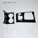 Auto Gear Panel ABS carbon fibre Decoration Car Covers fit For MAZDA CX-5 CX5 2017 2018 AT Automatic Gearbox Car Styling must