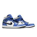 Air Jordan 1 Mid SE Signal Blue DD6834-402 EU 41 valge/sinine