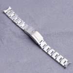 19mm K&auml;ekella Rihm 316L Roostevaba Teras H&otilde;bedane Oyster-stiilis K&auml;ev&otilde;ru SEIKO 5 jaoks(SNXS73 75 77 79 80 81 SNFF05 SNXG47) J1/K1 19mm