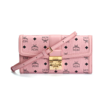 MCM Tracy Logoga Kett-&Otilde;lakott Naiste &Otilde;lakott Roosa MYLDSXT01PZ001 Basic Set (Bag+Dust Bag)