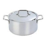 Casserole - Demeyere - Apollo - 36 cm - 21 l - Inox avec couvercle