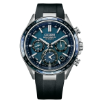 CITIZEN ATTESA GPS Satelliitraadio Safiirmust CC4050-18L Meeste k&auml;ekell, Laine, P&auml;ikesej&otilde;ul t&ouml;&ouml;tav, Eco-Drive, Bezel,