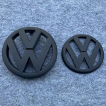 VOLKSWAGEN VW 2026 jaoks Uus 2 tk 135mm 110mm Auto Esiv&otilde;re Embleem ja Tagaluugi Embleemi Kate Logo Auto Stiil Golf 6 MK6 2009 jaoks matt must v&auml;rv