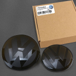 VOLKSWAGENi auto modifitseerimise logo kleebis, ei m&otilde;juta ACC-d, esiosa ja tagumine embleemikate, VW Volkswagen Golf MK6 MK7 MK8 TI jaoks FOR 10-13 MK6 black