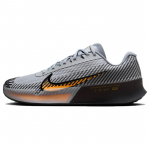 Nike Air Zoom Vapor 11 Low top Tennis Shoes Men's Gray Orange DR6966-004 39