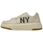MLB New York Yankees Slip Resistant Abrasion Resistant Low top Skateboard Shoes Unisex Ivory 3ASXE015N-50CRS 38.5
