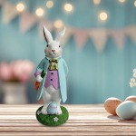 Lihav&otilde;ttej&auml;nese Kuju Skulptuur Seisukujuke Maamees Loomaskulptuur Dekoratsioon Riiulile Magamistuppa P&uuml;hadeks Mr. Rabbit