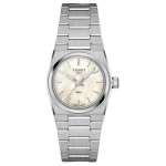 TISSOT Kvartsliikumisega Naiste K&auml;ekell 25mm Valge sihverplaadi Roostevabast terasest korpus Roostevabast terasest k&auml;erihm T137.010.11.111.00 White Dial