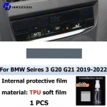 For BMW Series 3 G20 G21 - Automotive interior center console protection sticker LCD display matte TPU protective film Left-hand drive
