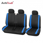 1+2 istmekatted Autoistme kate transporteri/kaubiku jaoks universaalne, sobib 2+1 autoistmele, sisetarvikud, auto kaitsekate sinine