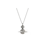 Vivienne Westwood Pina Orb 3D L&auml;bipaistev Saturni Ripats Kristallidega Kaelaehe Unisex kaelaehe H&otilde;be 63020112W110W110 Box