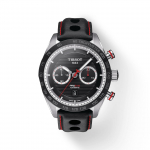 Tissot Nahkrihm must sihver Meeste moekell T100.427.16.051.00 must