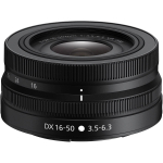 Nikon NIKKOR Z DX VR Standardne suumobjektiiv Z DX Must 16-50mm f/3.5-6.3 Objektiiv, Bajonett, Objektiiv, NZDXVR16-50, must