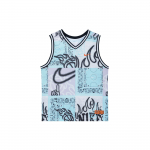 Nike SS23 Korvpallisari DNA CHBL T&auml;isprindiga V-kaelusega Kiiresti kuivav Varrukateta S&auml;rk Meeste Topid Roosa Sinine HF6141-418 XL