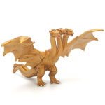 Godzilla King Ghidorah Kolmepealine Draakon Kuldne Dinosaurus Liigenditega Liigutatav Tegevuskuju Kogutav Mudel Kaunistus Filmikingitus