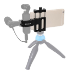 PULUZ multifunktsionaalse alumiiniumsulamist nutitelefoni kinnitusklambri laiendushoidiku kinnitusklamber DJI OSMO tasku / tasku 2 jaoks
