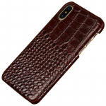 Retro krokodillimustriga veisenahast &uuml;mbris iPhone 17 Pro Max Air 17 16 15 14 Plus 13 Pro 12 11 mobiiltelefonile, k&otilde;va kest iPhone 14