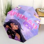 Aphmau, Armsa teemaga automaatselt avanev ja sulguv vihmavari, Kompaktne reisivihmavari, Kerge ja kaasaskantav, Sobib ranna ja t&ouml;&ouml;le s&otilde;itmiseks