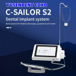YUSENDENT COXO C-SAILOR S2 Hambaimplantaadi s&uuml;steem Implantaadi mootor LED-valgusega Contra-angle k&auml;siosa Kirurgiline harjadeta mootor 110V valge