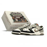 Nike Dunk Vintage Kasti, Barokk Kulumiskindel Kulumiskindel Madalad Lauaketsid Meeste Must Valge HF5441-102(TeamA-S-BOX) 43