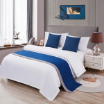 Puuvillane Voodijooks Sall Voodiotsa R&auml;tik Kodu Hotell Magamistuba Voodipesu Dekoor Voodipesu &Uuml;he Suurusega Queen King Voodikate R&auml;tik 210cmx50cm