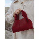 Pilvekott, Kerge luksuslik prantsuse pelmeenikott, Retro ja k&otilde;rgekvaliteediline k&auml;es kantav crossbody kott punane