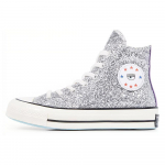 (NAISTE) Converse Chiara x Chuck 70 High 'Silver Glitter Purple' Naiste 563832C EU 41.5