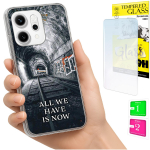 Kaitse&uuml;mbris Oppo Reno 14F / 14 Fs 5G jaoks &Uuml;mbris Foto&uuml;mbris Tagakate &Uuml;mbris + 9H Klaas