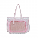 Anime Ita kottpits&auml;&auml;rega l&auml;bipaistev crossbody kott mitme taskuga v&otilde;rgust k&auml;ekott m&auml;rkide eksponeerimiseks &otilde;lakott t&uuml;drukute igap&auml;evaseks kasutamiseks roosa