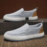 Meeste Espadrill Mokassiinid Slip-on Hingavad Linased Vabaajajalatsid Kerged Mugavad Kalamehe Kingad Retro Kingad 39