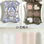 Flowerknows Strawberry Cupid Kollektsioon N&auml;otooni Palett P&otilde;sepuna Silmav&auml;rv Highlighter Flower Know N&auml;o P&auml;evituspigmendi Palett