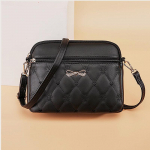Yogodlns New Arrival &otilde;lakotid naistele tikandid Heart Crossbody rahakott Naiste nahast k&auml;ekott 26*18*7cm must