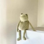18/33CM Maagiline Ilme Kurb Konn Pehmed T&auml;idisega Joonisloom Nukk Konn Padja Ripats Kingitused 33cm beige