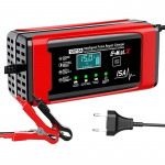 12V 15A Intelligentne Impulssaku Laadija 4 Režiimi Automaatne LiFePO4 AGM Laadija Autode Mootorrataste RV Veoautode Akudele EU Plug punane