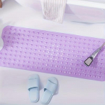 1 tk libisemiskindel du&scaron;imatt vannimatt &auml;ravooluaukude ja iminappadega masinpestav majapiduse vannitoa du&scaron;ivaip vannituba (PURPLE,100MMx40MM)