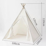 1,6m/1,3m Laste telk Siseruumides m&auml;ngumaja Wigwam lapsele Kaasaskantav Laste Tipi telgid Teepee V&auml;ikelapse pallimaja T&uuml;drukute lossi m&auml;ngutuba