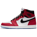 Jordan 1 Retro High Spider Man Origin Story 555088-602 41 punane