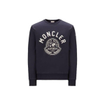 Moncler T&auml;helogoga Tr&uuml;kitud Pikkade Varrukatega Huppar Meeste huppar Tumesinine I20918G0000989A2L778 M black