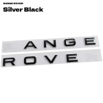 3D ABS Roveri T&auml;hed Range T&auml;hed Auto Esikatte Embleem Pagasiruumi Embleem Kleebis RANGE ROVER-Silver Red white