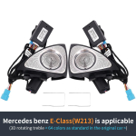 Mercedes Benz E-klassile W213 E200 E250 E300D 3D P&ouml;&ouml;rlev Valgustav Treble K&otilde;lar 64 V&auml;rvi RGB &Uuml;mbritsev Valgus LED K&otilde;larik&otilde;lar BA3 black