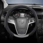 Sobib Opel Premium Suede Snap-On Roolikattele, libisemiskindel ja vastupidav, saadaval &uuml;mmargune ja D-kujuline rool wb3 gray