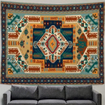 P&auml;rsia vaip Seinale riputatav Rannatekk Madrats Ps&uuml;hhedeelne Boheemlaslik Joogamatt Mandala vaip 100x150cm