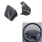 1 paar musta v&auml;rvi rooliratta helisignaali asenduskatte kate VW Golf Jetta Vento MK3 / Polo 6N jaoks gray